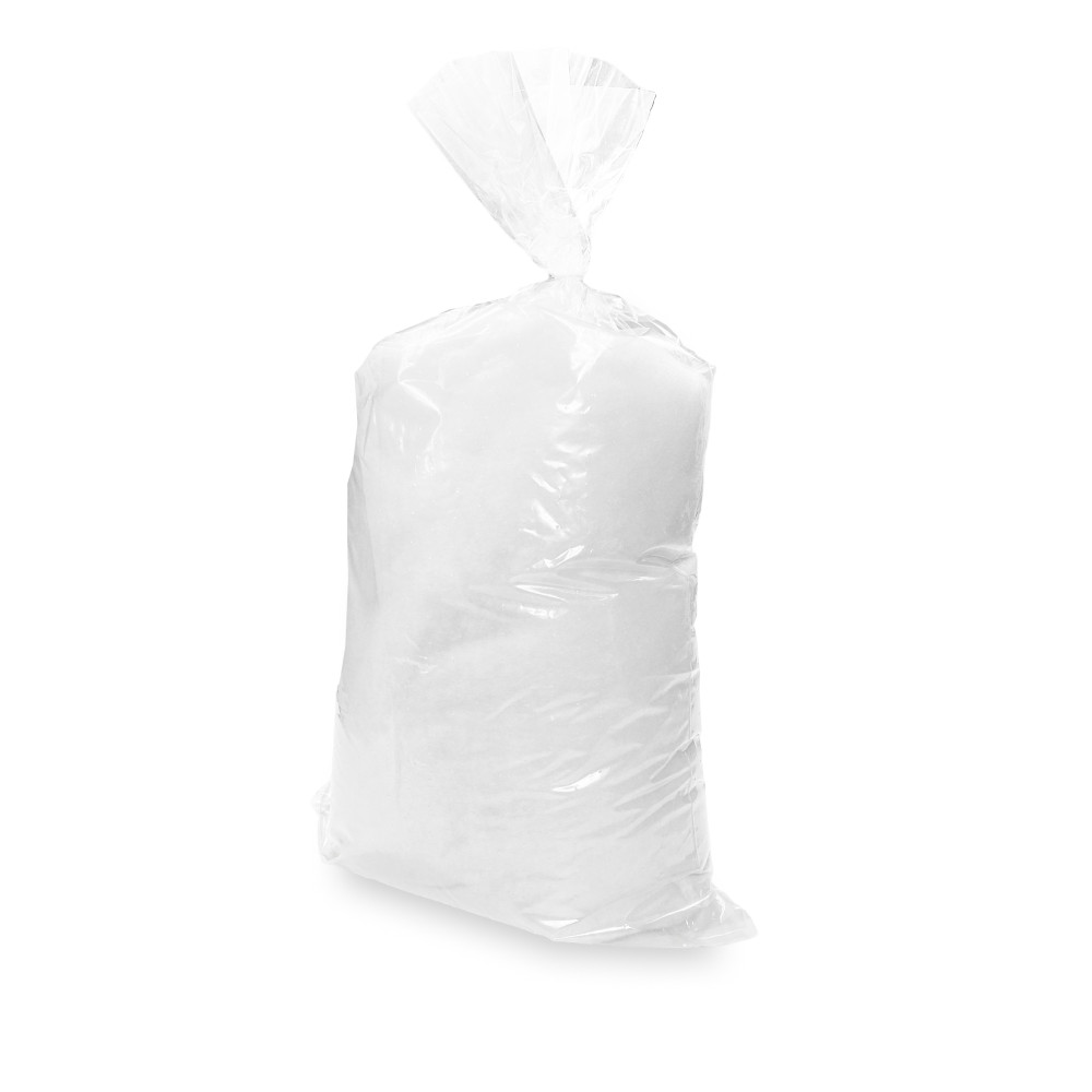 Ouate douce et floconneuse 100% polyester Fabriqué en Italie pour le garnissage Poupées, Coussins et Créations DIY, Blanc Pur