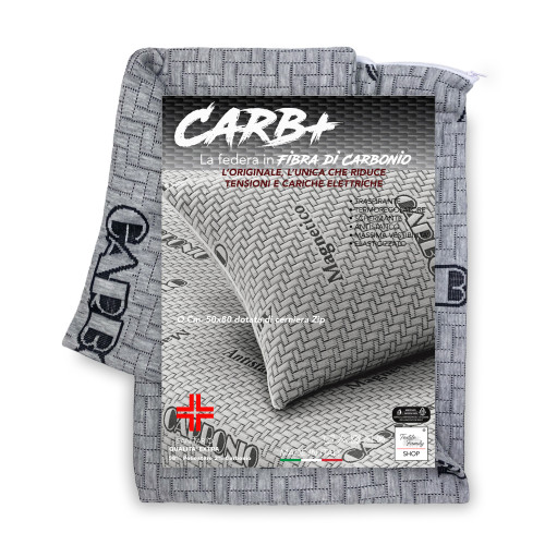 FUNDA DE ALMOHADA CARB PLUS EN FIBRA DE CARBONO Antiestático hipoalergénico
