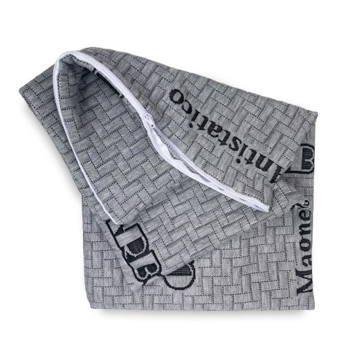 CARB PLUS PILLOWCASE IN CARBON FIBER Antistatic hypoallergenic