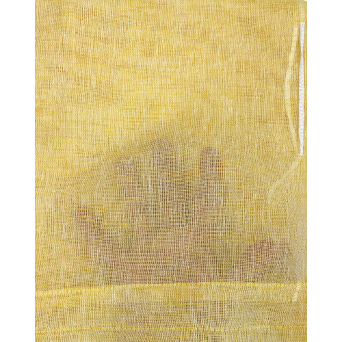 PAR DE VIDRIO MODERNO Cortina sissi cm 70 de ancho Ajustable con CORDÓN AMARILLO