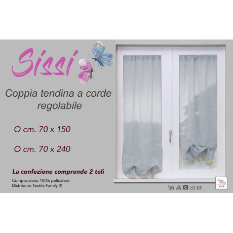 PAIR OF SISSI MODERN GLASS...