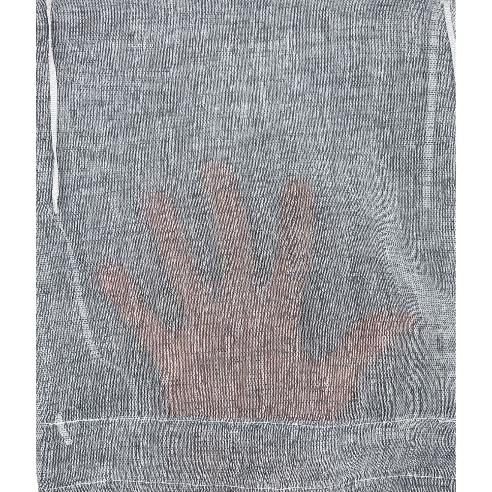 PAIRE DE RIDEAUX SISSI MODERN GLASS de 70 cm de large Ajustable avec cordon GRIS