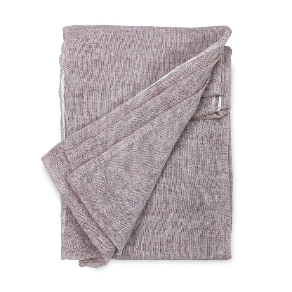 PAAR MODERNE GLAS-SISSI-Vorhänge cm 70 breit Verstellbar mit PINK Cord