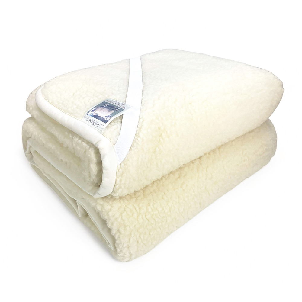 SURMATELAS MARY MARY en vraie LAINE MERINOS 1000 gr. en 11 tailles différentes