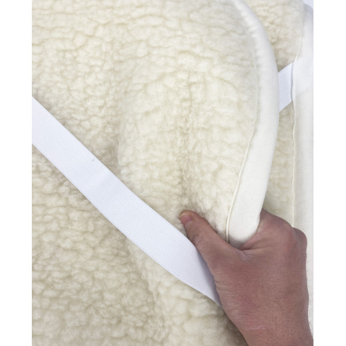 MARY MATTRESS TOPPER in real MERINO WOOL 1000 gr. in 11 different sizes