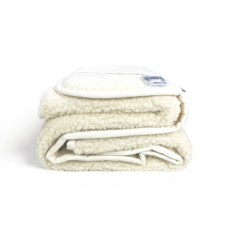 Mattress topper in real merino wool