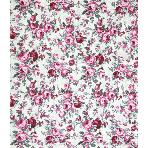 JUEGO DE SÁBANAS de microfibra suave FIORELLINO Rosa Doble 2 CUADRADOS sin plancha