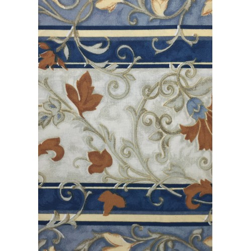 TISSU MEUBLES COPRITUTTO GRANDE ÉCHARPE COUVRE-LIT Couverture de canapé TISSU IVY BLEU