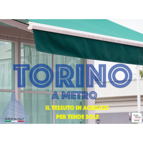 Tela de balcón de jardín exterior TORINO en acrílico altura 2 metros cm. 200 colores sólidos