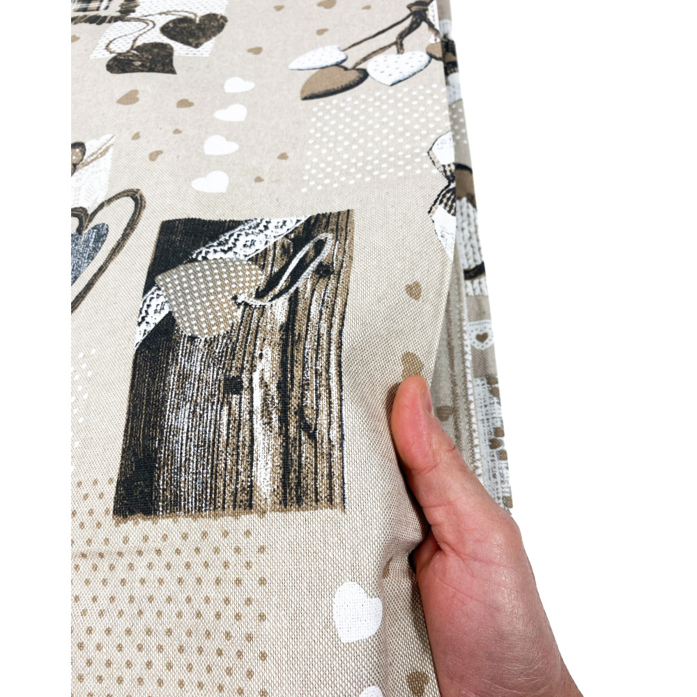 FURNISHING COVER Copritutto GRAN SCARF Bedspread SOFA COVER Fabric MIROS HOLLY BEIGE