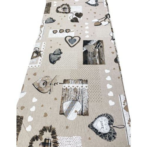 BEZUG Copritutto GRAN SCARF Tagesdecke SOFA BEZUG Stoff MIROS HOLLY BEIGE