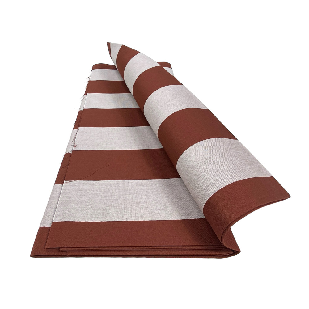 TESSUTO tenda SOLE TORINO da esterno GIARDINO balcone A METRO IN Acrilico altezza cm. 140 RIGA PARI