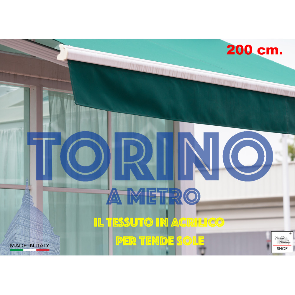 TORINO outdoor GARDEN Balkon STOFF aus Acryl Höhe 2 Meter cm. 200 GERADE LINIE