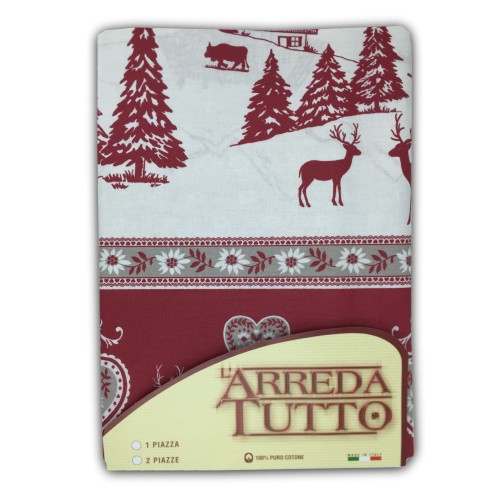 HANDTUCHBEZUG GRAN SCARF TAGESDECKE SOFABEZUG TIROLER STOFF GARDENA ROT