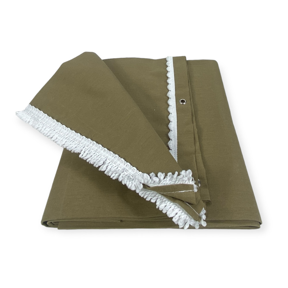 TAUD DE SOLEIL EXTÉRIEUR JARDIN BALCON HAVANE UNI EN ACRYLIQUE EMBALLÉ EN 6 Tailles