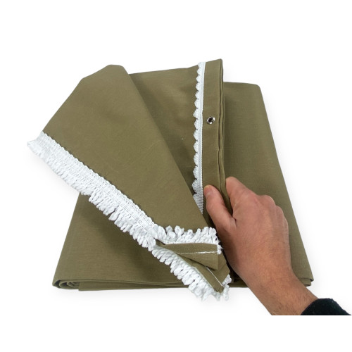 TENDA SOLE DA esterno GIARDINO balcone AVANA Unito in Acrilico CONFEZIONATA in 6 Misure