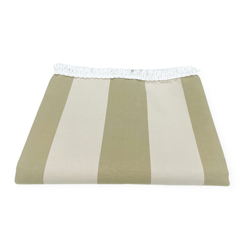 TOLDO DE EXTERIOR BALCÓN DE JARDÍN RAYA BEIGE en Acrílico EMPAQUETADO en 6 tamaños