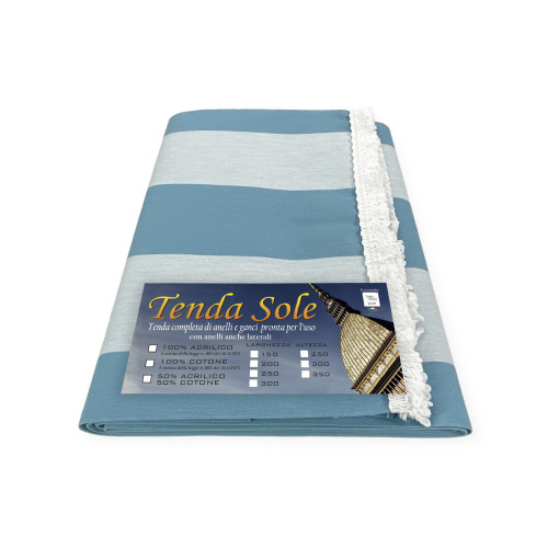 TAUD DE SOLEIL EXTÉRIEUR BALCON DE JARDIN RIGA PARI AZZURRO en acrylique emballé en 6 tailles