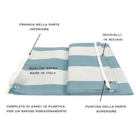 wide sun awning blue sugar paper