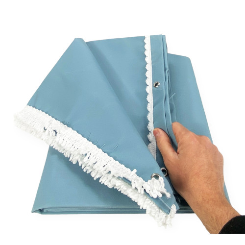 TAUD DE SOLEIL EXTÉRIEUR JARDIN BALCON BLEU CLAIR Assemblé en acrylique emballé en 6 tailles