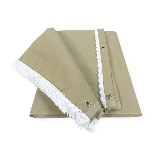 TENDA SOLE DA esterno GIARDINO balcone BEIGE Unito in Acrilico CONFEZIONATA in 6 Misure