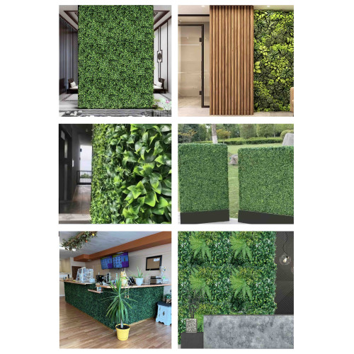 Decorative Artificial Faux Wall Hedge with Leaves for Walls and Balconies Ornamental for Indoor and Outdoor Chile