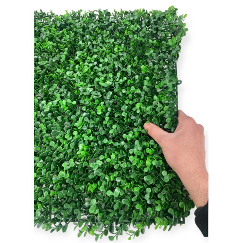 Haie murale artificielle artificielle décorative avec des feuilles pour murs et balcons ornementales pour l’intérieur et l’extér