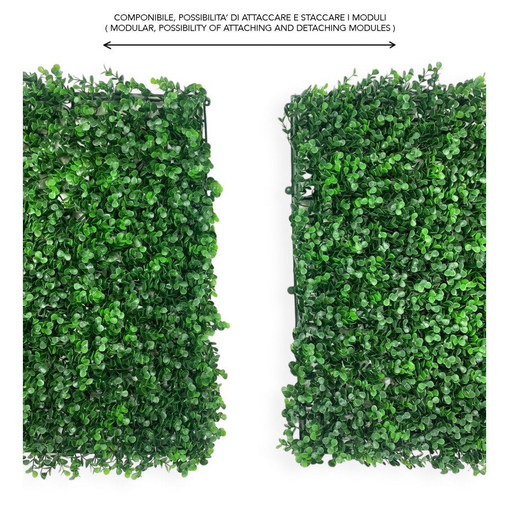 Decorative Artificial Faux Wall Hedge with Leaves for Walls and Balconies Ornamental for Indoor and Outdoor Chile