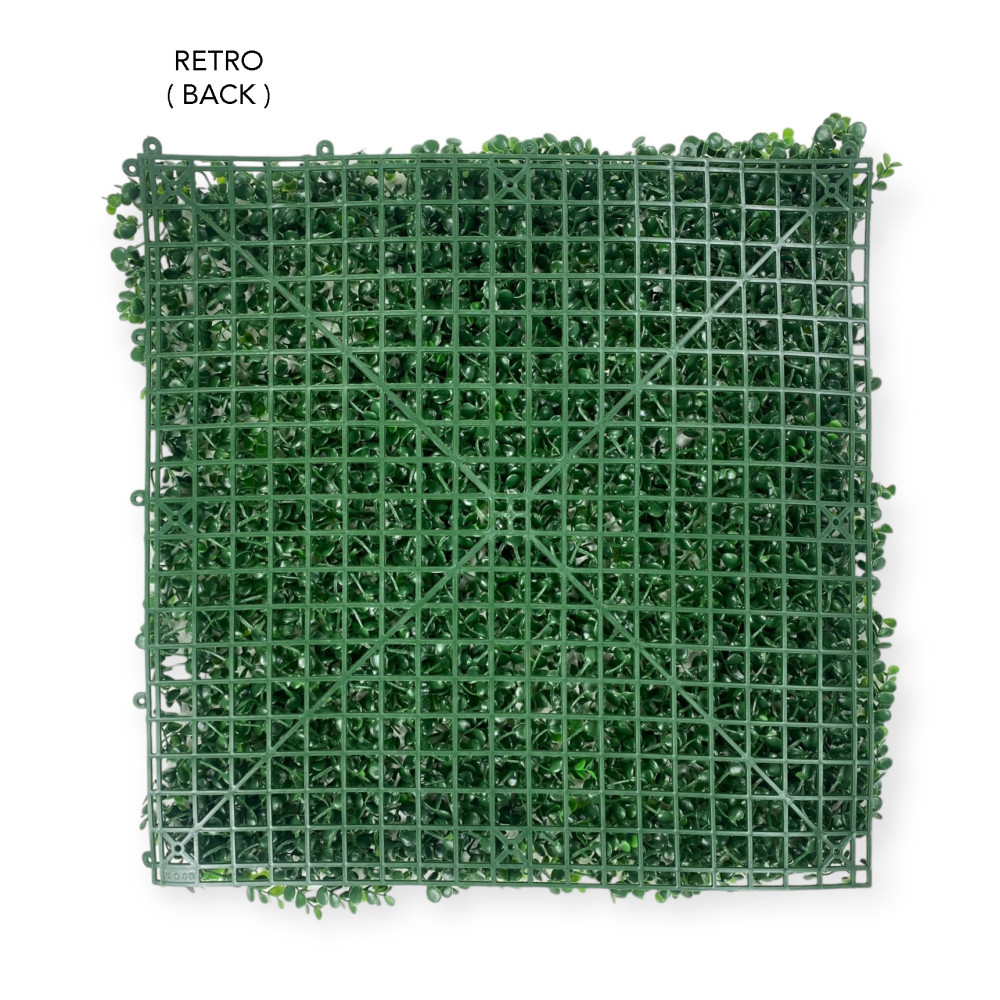 Haie murale artificielle artificielle décorative avec des feuilles pour murs et balcons ornementales pour l’intérieur et l’extér