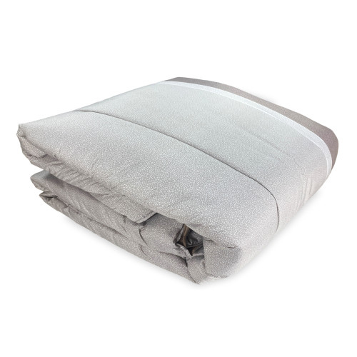 COPRILETTO Trapuntato FIOCCO © PUNTINATO Beige Made in Italy