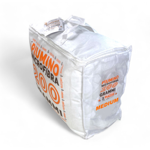 WHITE Synthetic Bed Down Half Weight gr./sqm. 200 grams average weight
