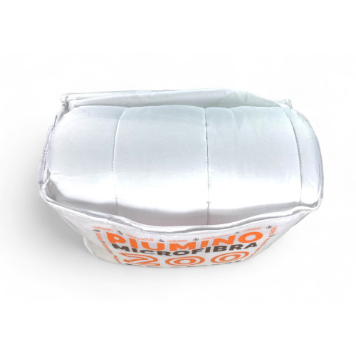 BLANCO Cama Sintética Plumón Medio Peso gr./m². 200 gramos de peso medio