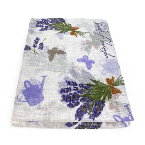 Par de cortinas de cristal LAVANDA cm. 60 de la ventana y la puerta