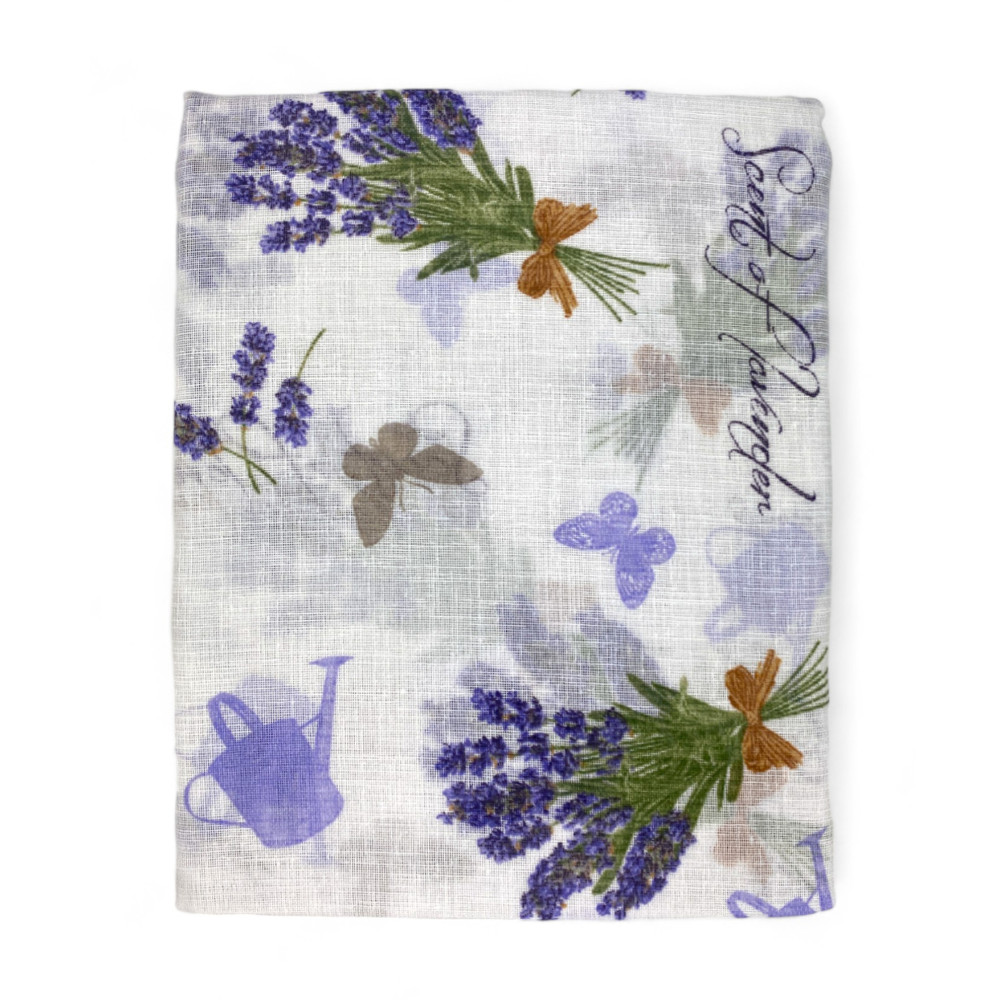 Coppia TENDINA a vetro LAVANDA larga cm. 60 da Finestra e da Porta