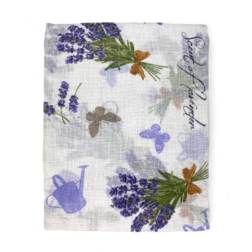 Paar LAVENDER Glasvorhänge cm. 60 von Fenster und Tür