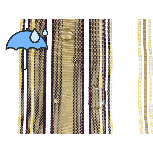 Vertigo striped awning