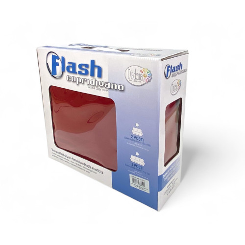 FLASH BORDEAUX Stretch-Sofabezug mit hoher Passform