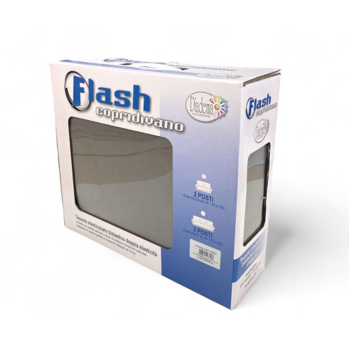 FLASH GRIS Funda de sofá elástica High Fit