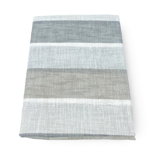 PAIRE de rideaux VERRE MODERNES 45 ou 60 ou 85 de large RIGONE Gris et Gris Tourterelle