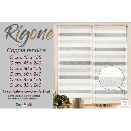 COPPIA tendina VETRO...