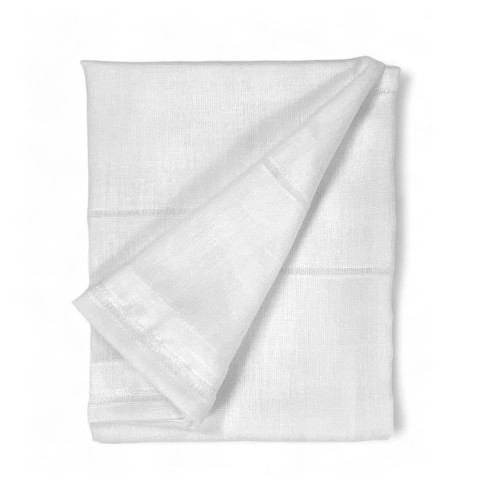 PAR DE CORTINAS DE CRISTAL MODERNAS de 45 o 60 u 85 de ancho Ajour White