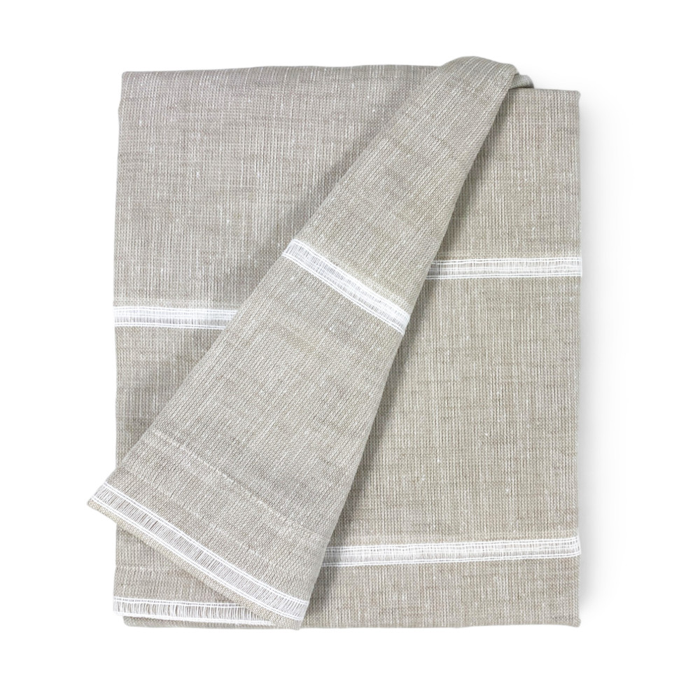 PAIR OF MODERN GLASS curtain 45 or 60 or 85 wide Ajour Beige