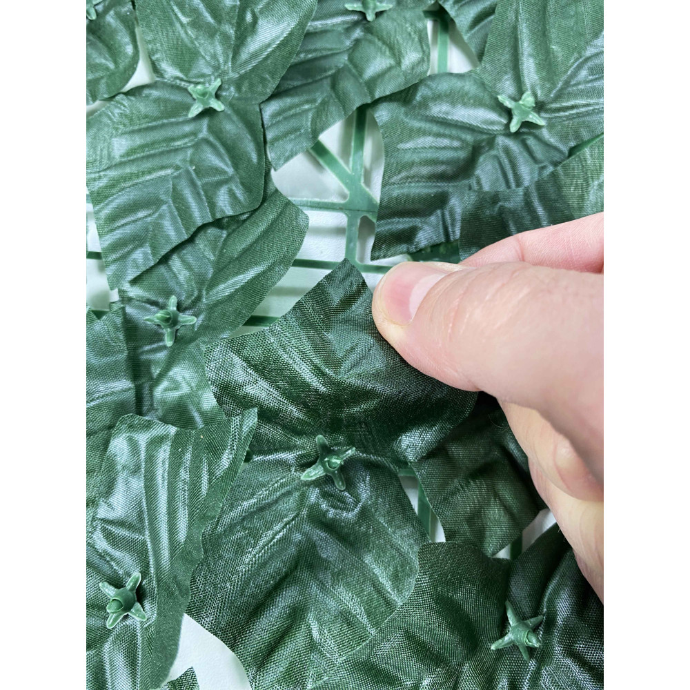 SIEPE Privacy Leaf EDERA Finta Artificiale a Foglie per Muri e Balconi Ornamentale frangivista Sempre verde