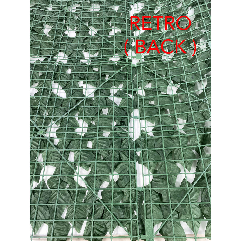 SIEPE Privacy Leaf EDERA Finta Artificiale a Foglie per Muri e Balconi Ornamentale frangivista Sempre verde