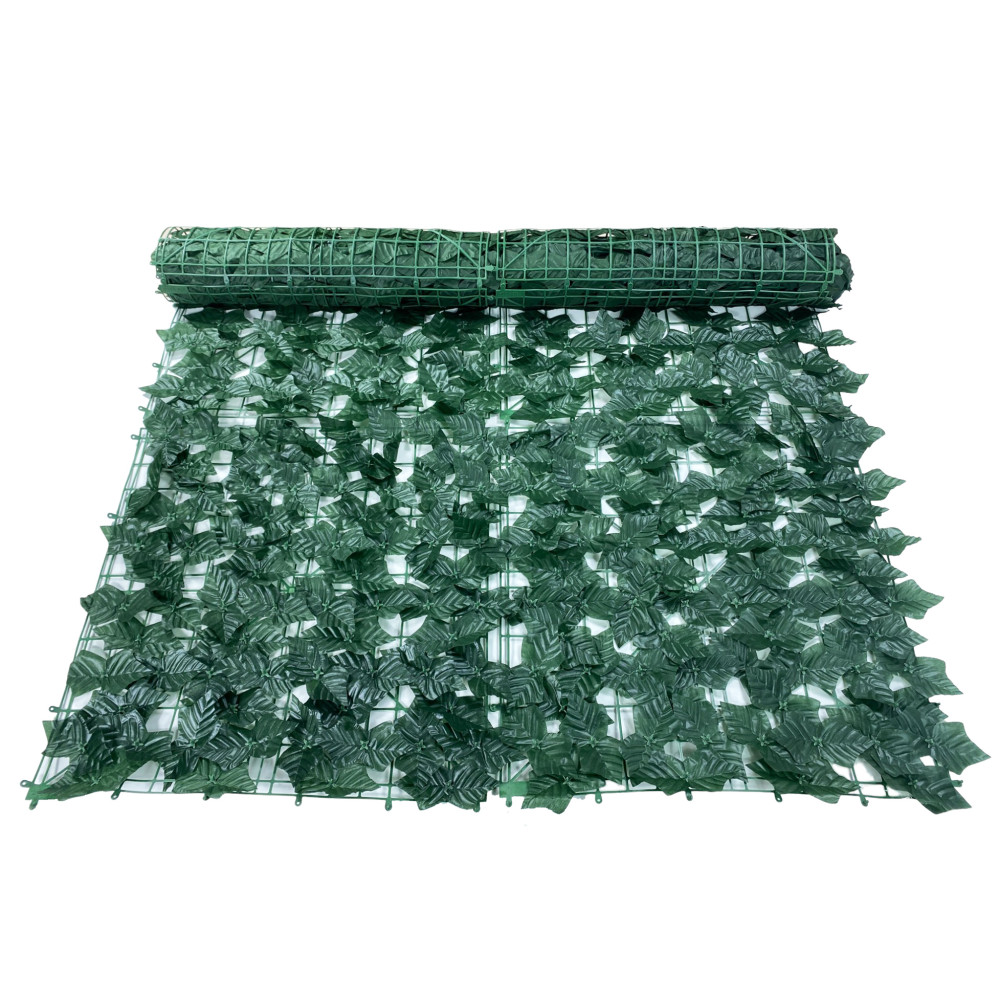 Hecke Sichtschutz Blatt künstlicher künstlicher Efeu für Wände und Balkone Zierfenster Jalousie immer grün