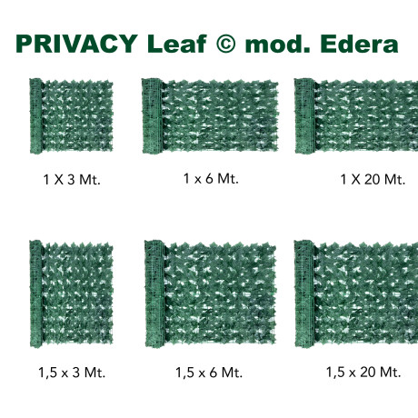 Modelo de hiedra de seto falso, ideal para tu privacidad