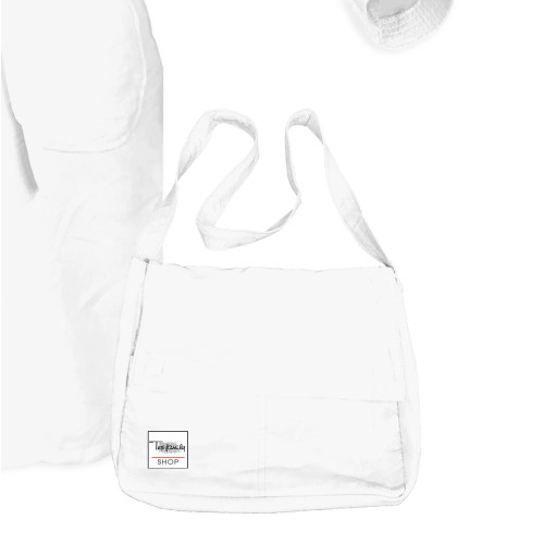 PODDY TECHNICAL BATHROBE IN WHITE Microfiber