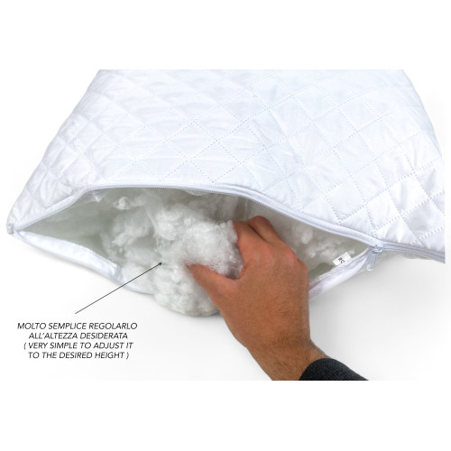 PILLOW UP and DOWN Height adjustable pillow Made in Italy