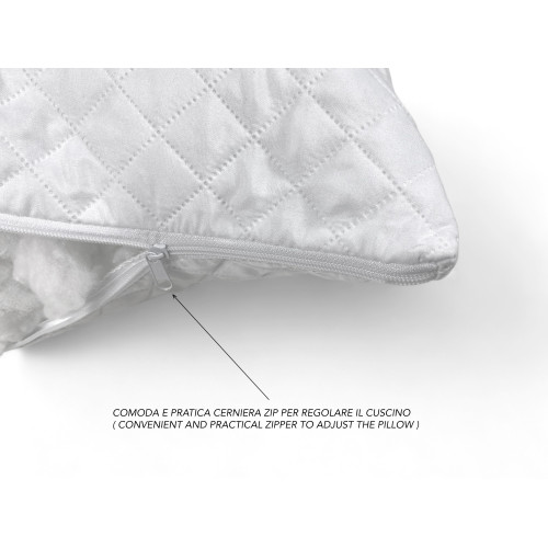 PILLOW UP AND DOWN Höhenverstellbares Kissen Made in Italy