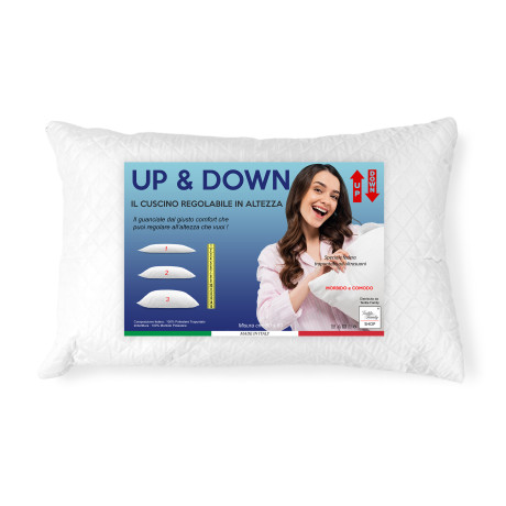The height-adjustable up and down cushion